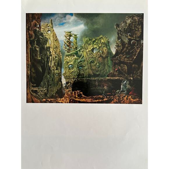 Max Ernst, Eye of Silence, Surreal, Fantastic, Painting, Print ~ 250802-WH 350 H - Picture 2 of 2